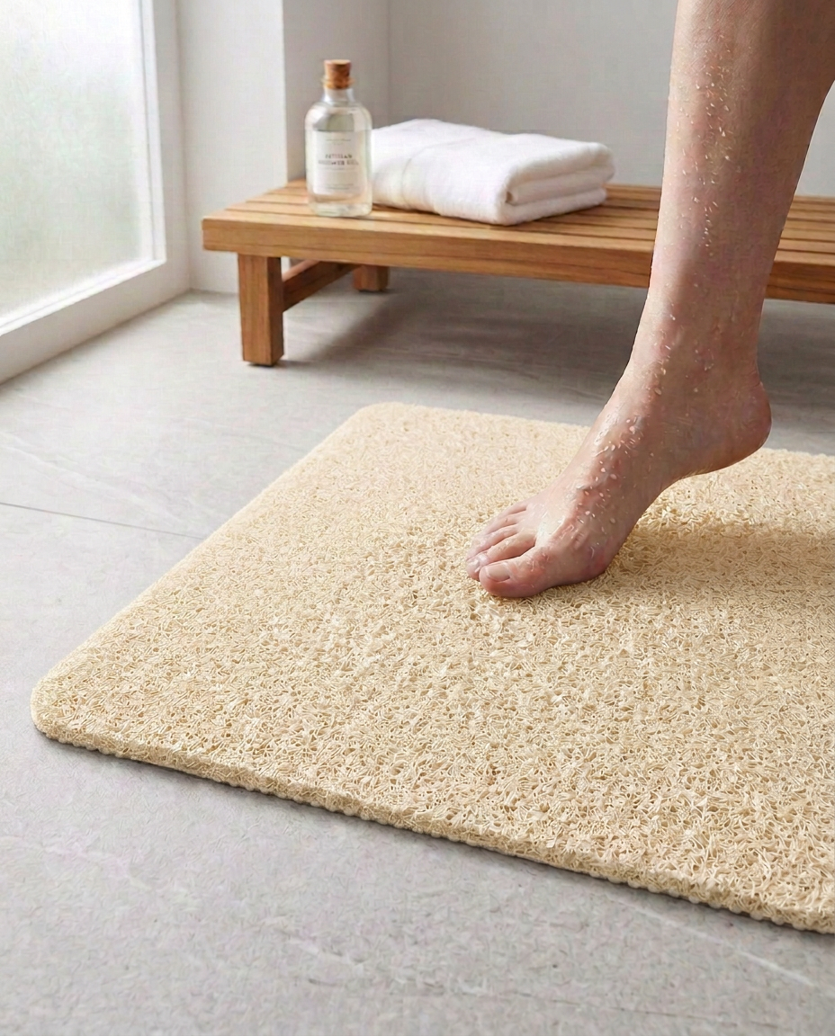 Halkfri duschmatta – hygienisk komfortmatta mot mögel